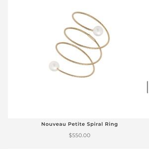 NOUVEAU PETITE SPIRAL RING 18K GOLD